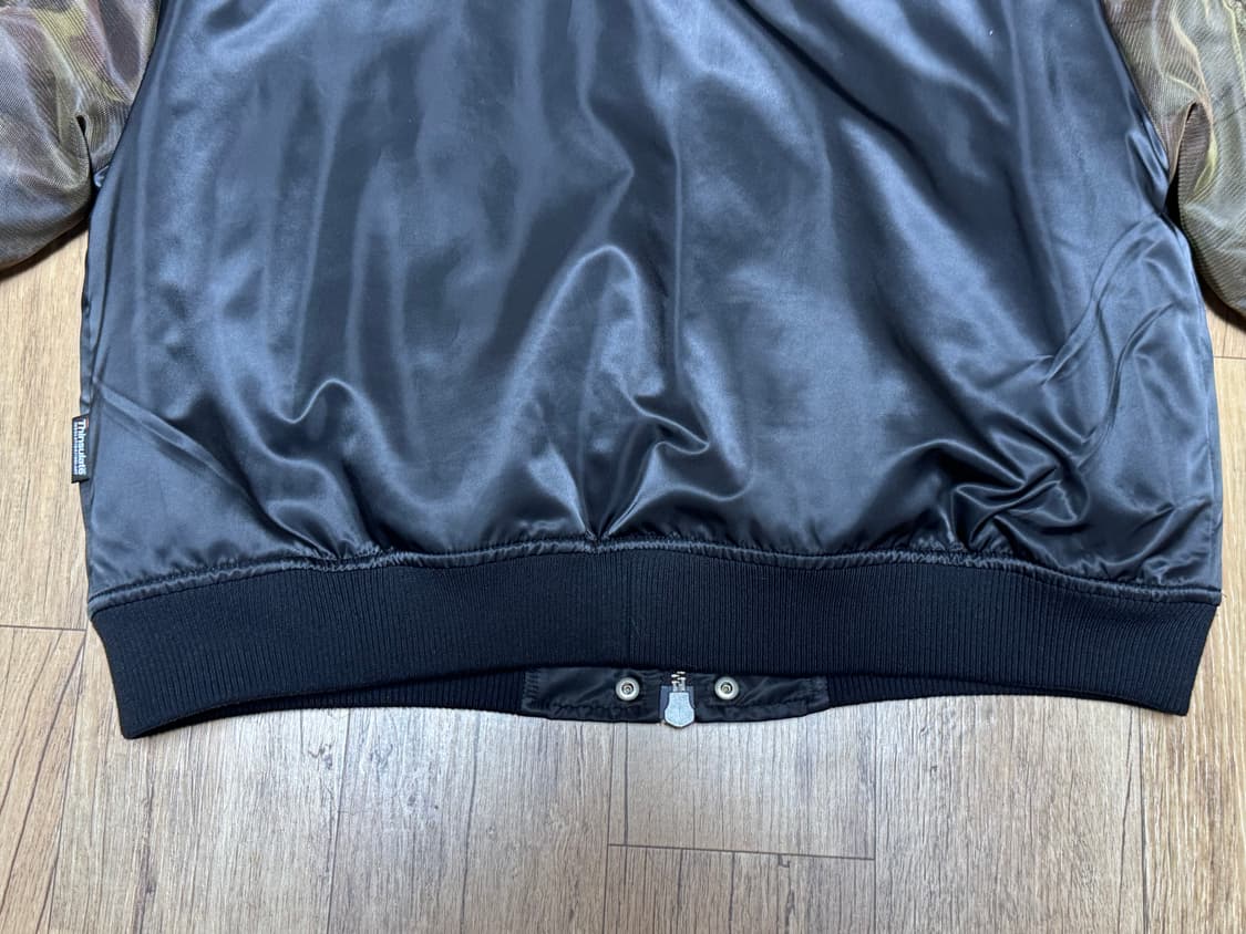 앤더슨벨 메쉬 슬리브 봄버자켓 블랙 L사이즈 상품이미지10