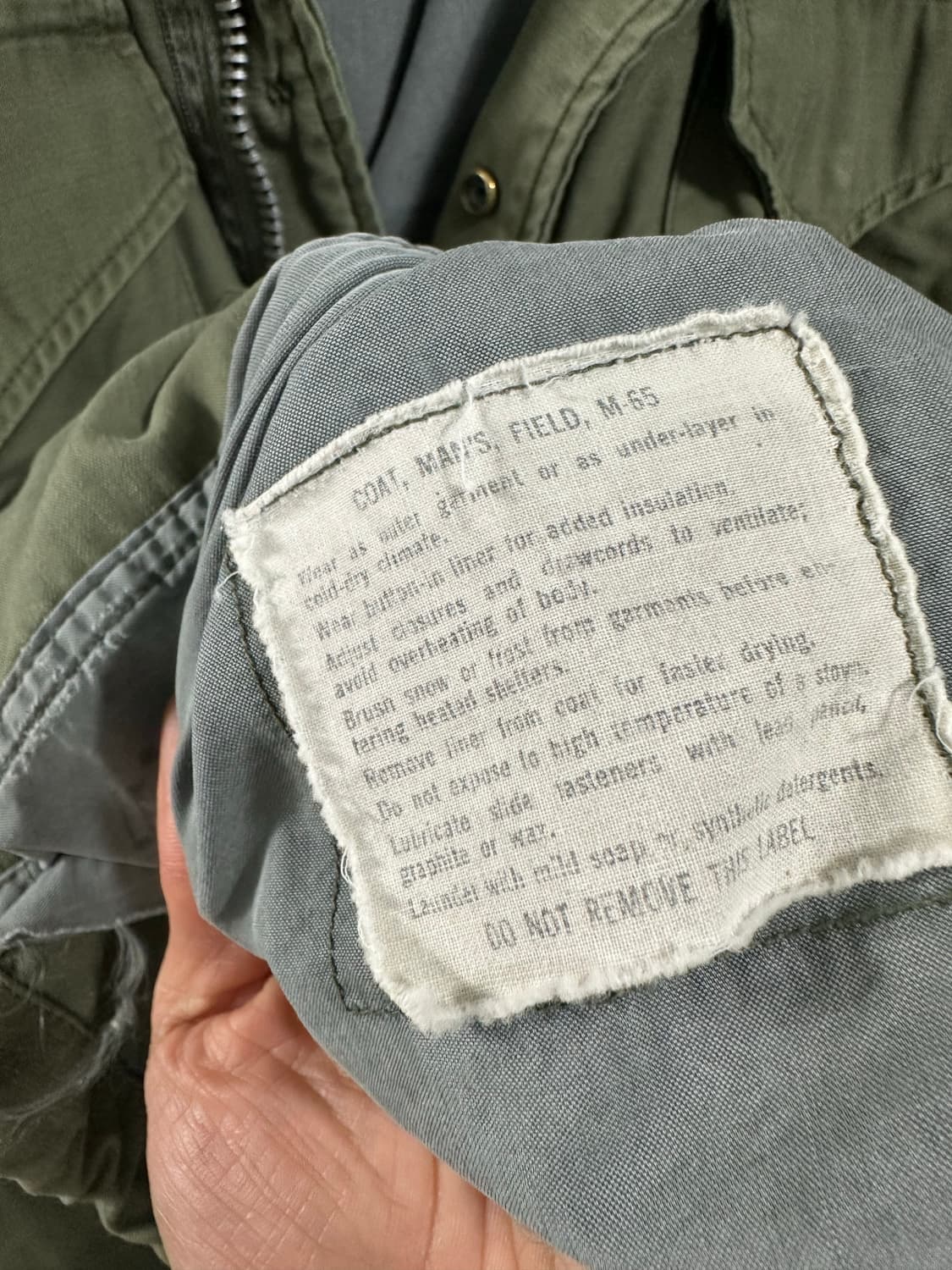 미군 M65 2세대 필드자켓 상품이미지7