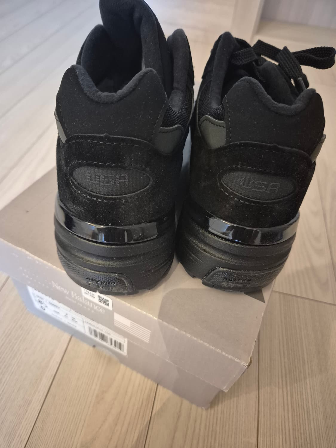 (새상품) 뉴발란스 992 트리플블랙 265 상품이미지4