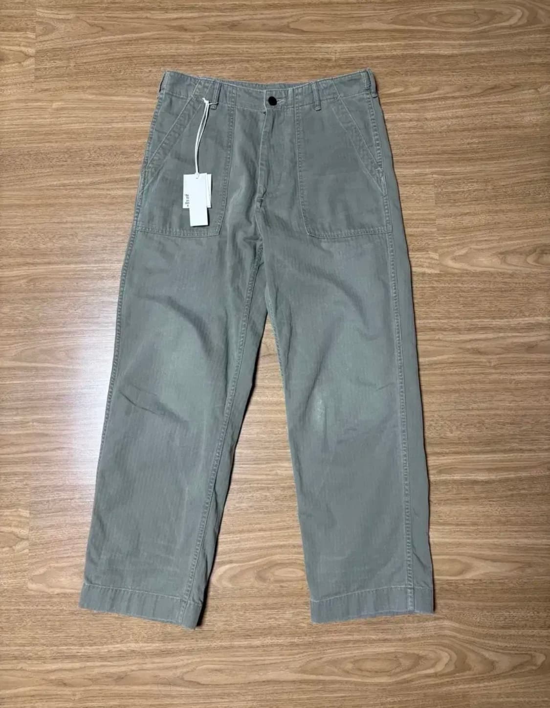 카키스 베이커팬츠 HBT BAKER PANTS OLIVE DRAB M 상품이미지3