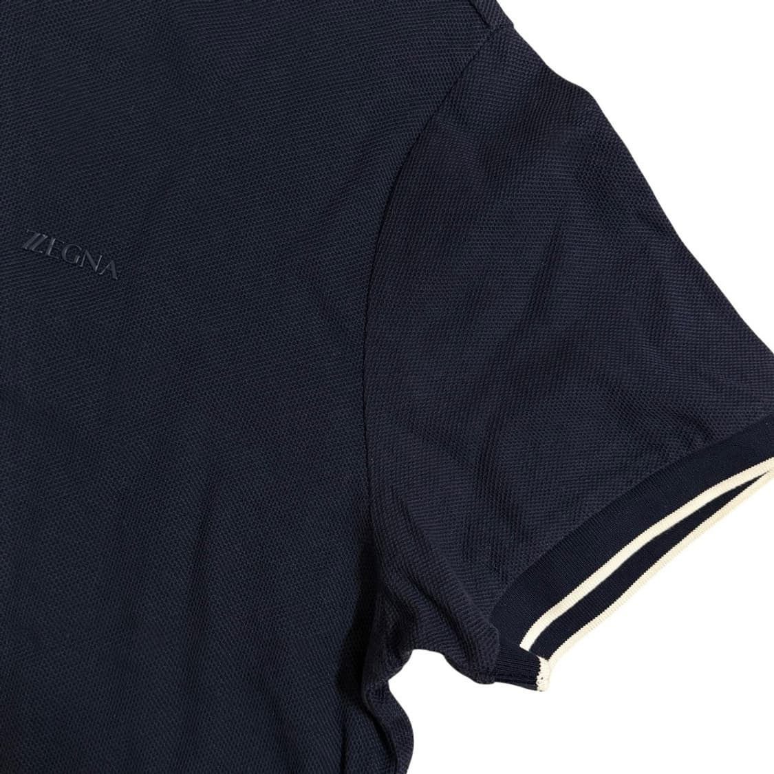 Z ZEGNA 클래식 배색 코튼 티셔츠 상품이미지6