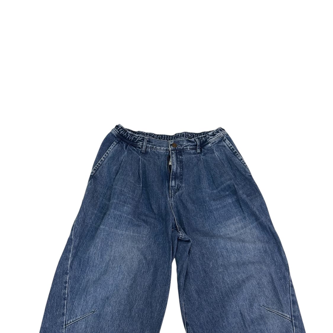 비이커 투 턱 벌룬 데님 팬츠 상품이미지2