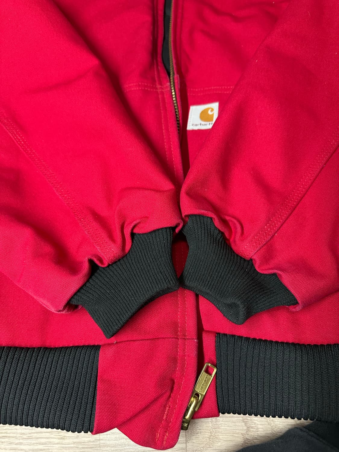 칼하트 J140 레드 액티브 자켓 상품이미지6