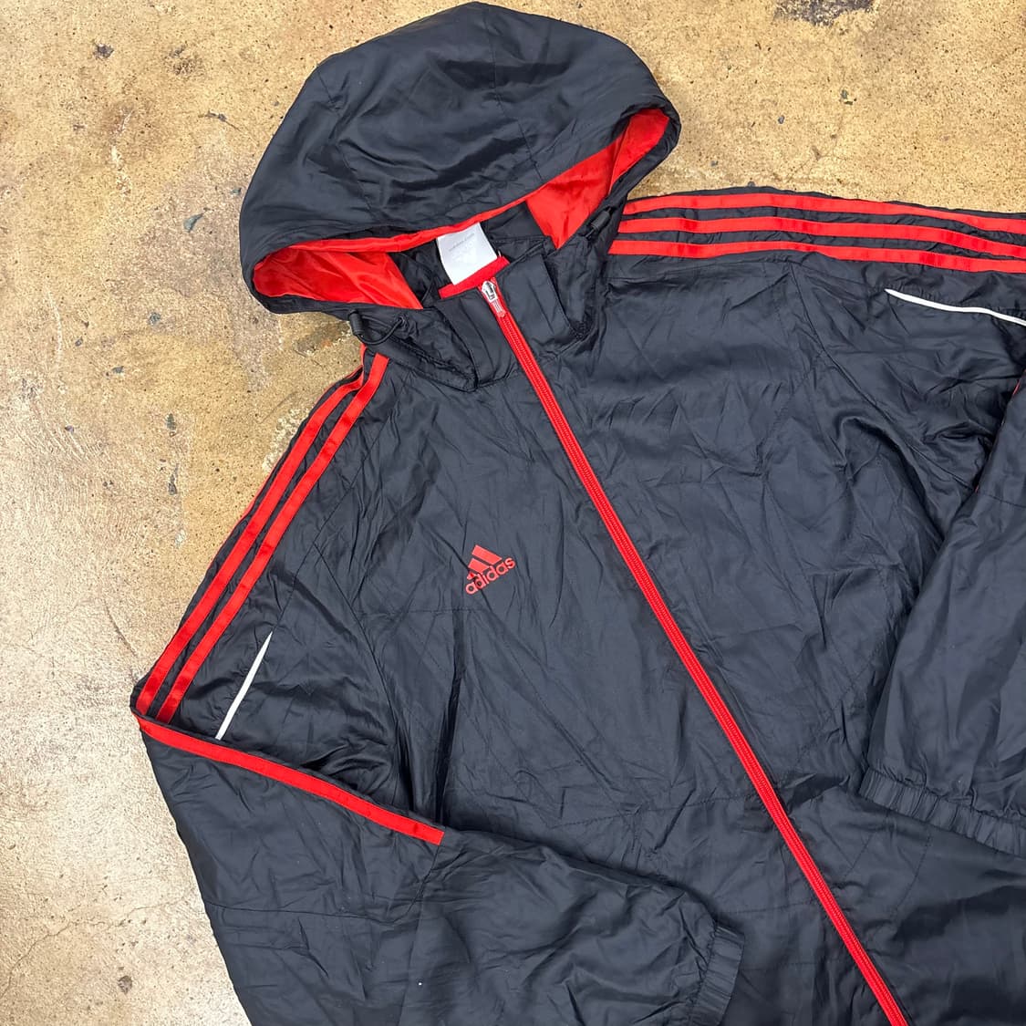 [정품/105] 아디다스 기모 후드 바람막이 자켓 b17 상품이미지1