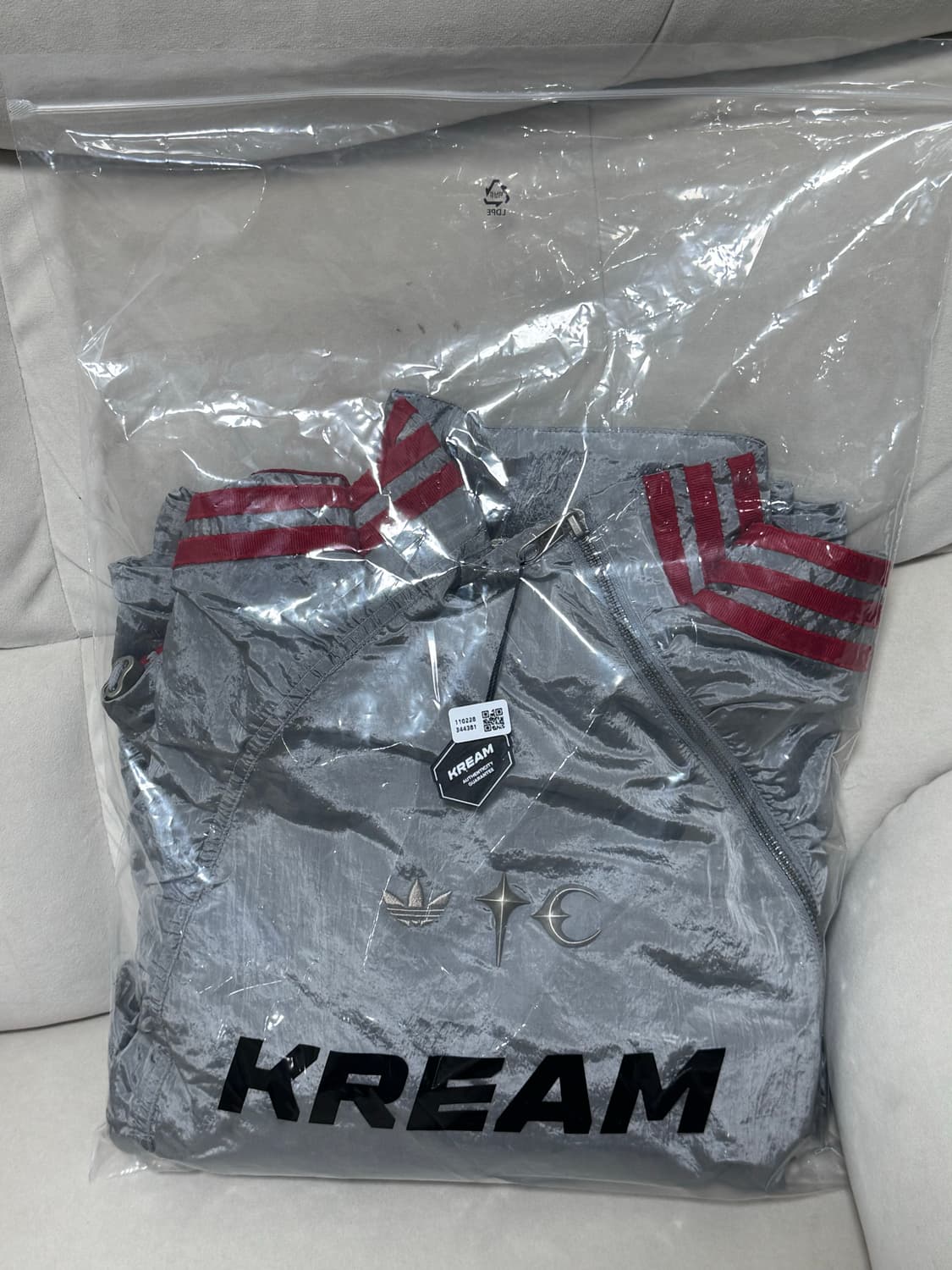 [M]아디다스 떠그클럽 우븐 트랙탑 라이트 오닉스 실버 메탈릭 상품이미지2