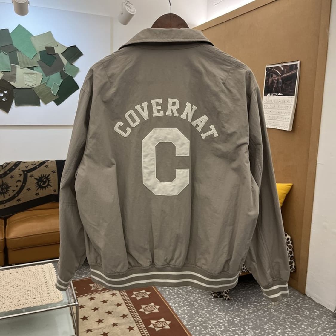 커버낫 레트로 컨트리 빈티지 바시티 자켓 M C10050 상품이미지4