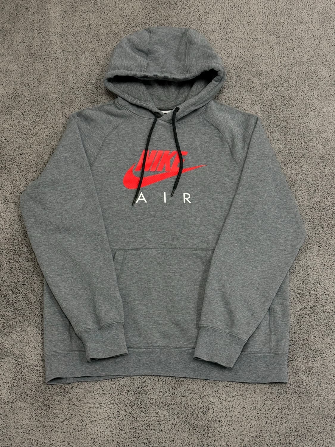 (M) 나이키 에어 후드 티 그레이 상품이미지1