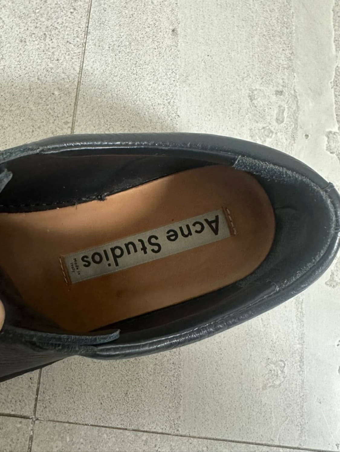 아크네 스튜디오 아드리안 블랙 스니커즈 상품이미지4