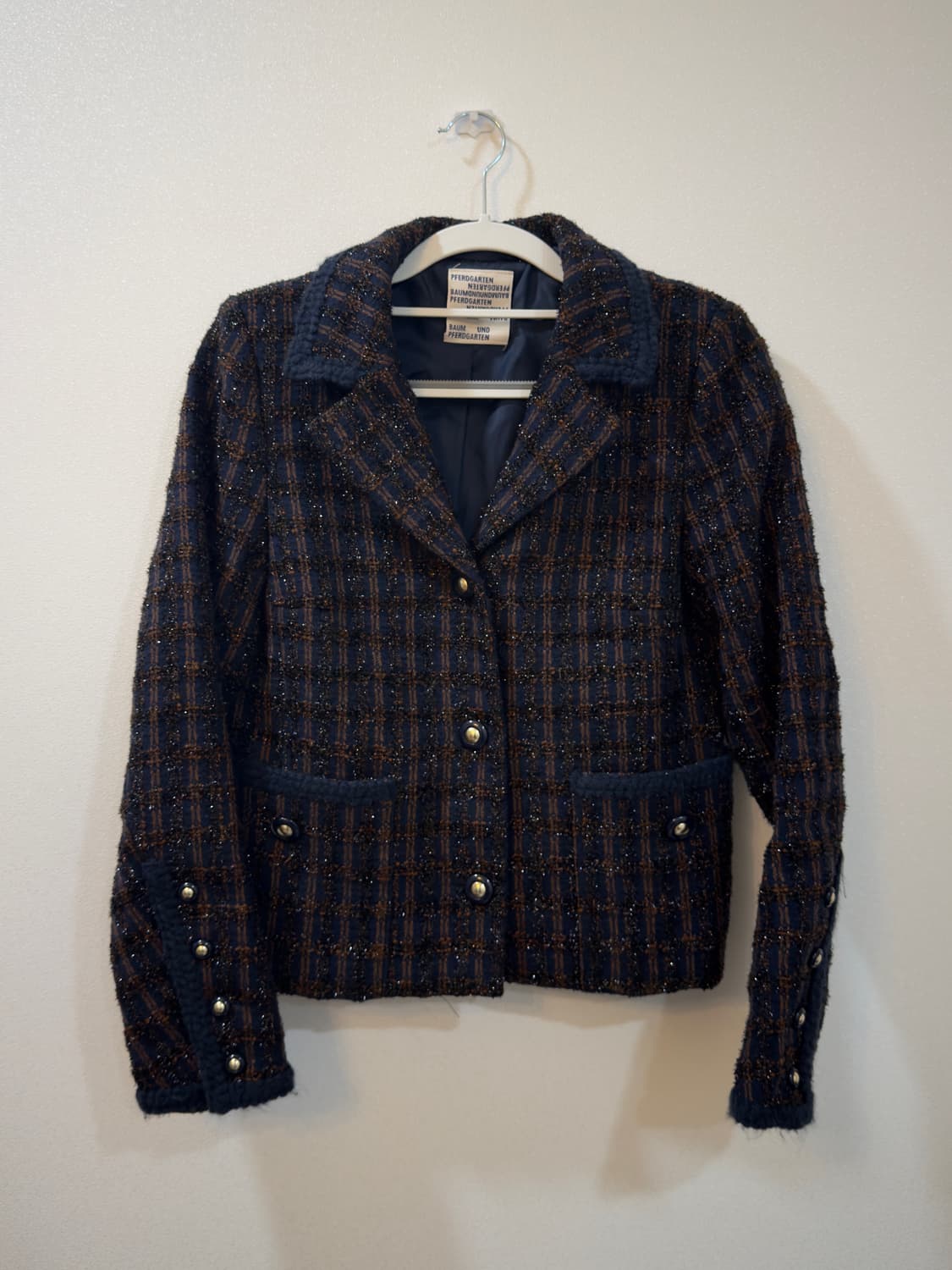 바움 운드 페르드카르텐 트위드 자켓 상품이미지1