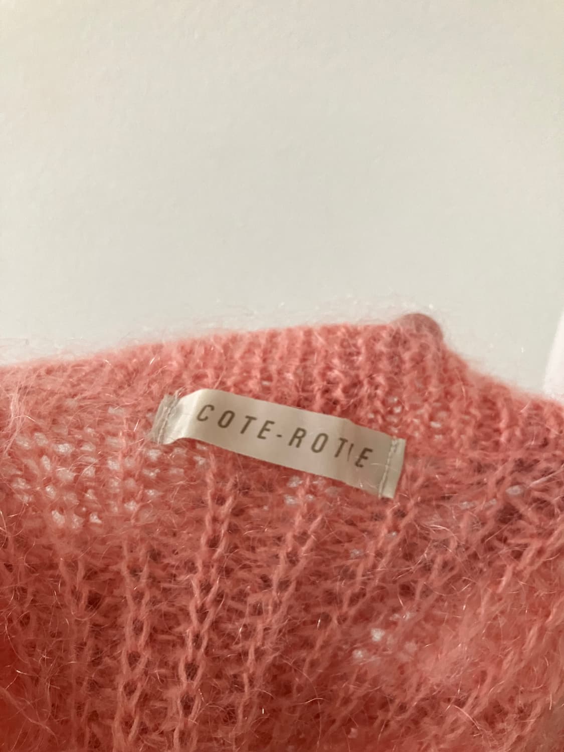 COTE-ROTIE 울혼방 딸기우유가디건🎀 상품이미지5