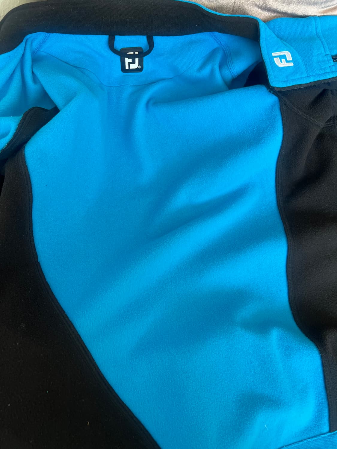 풋조이 남성 블루 기능성점퍼 골프집업점퍼 상품이미지6