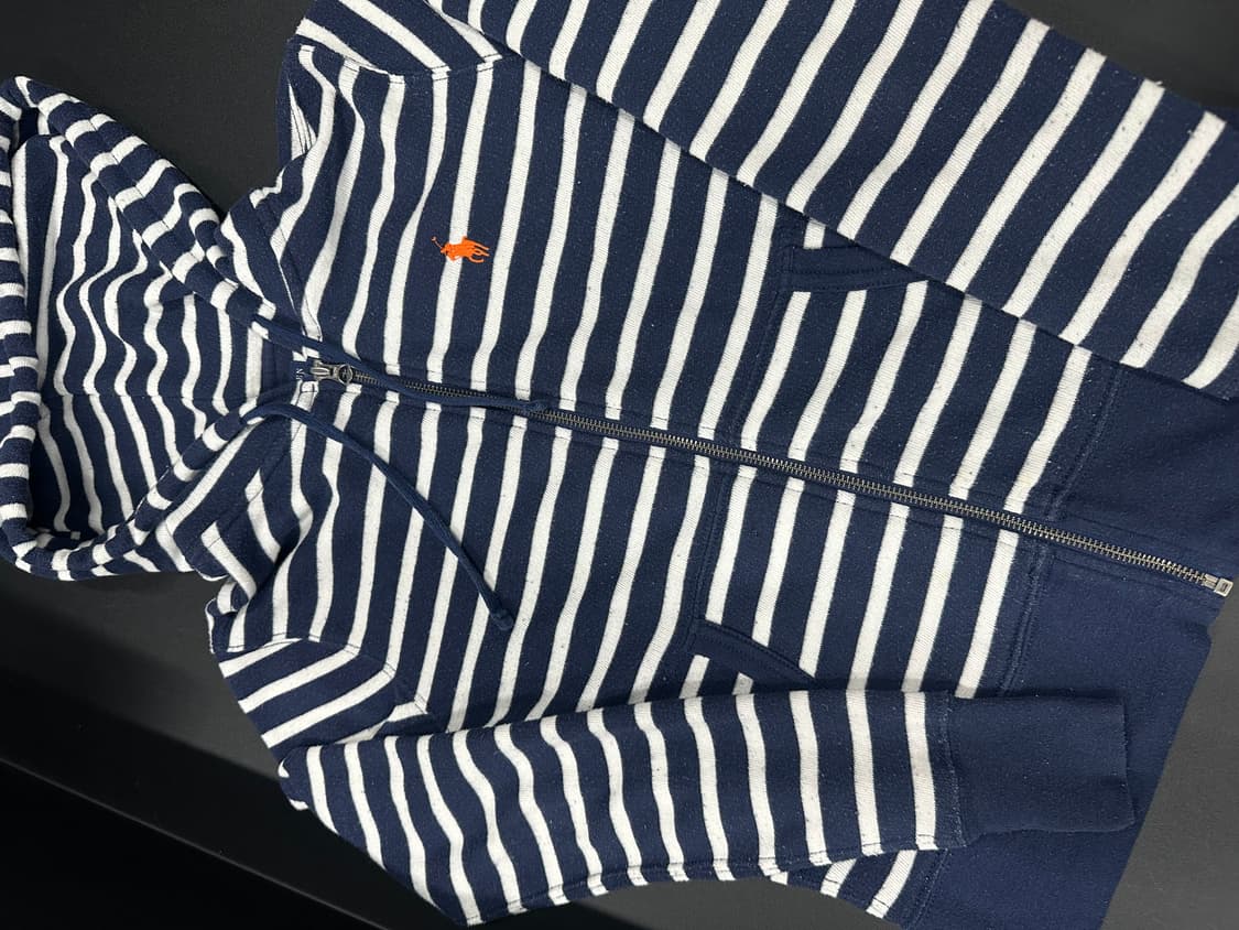 폴로 랄프로렌 스트라이프 후드 집업 상품이미지4