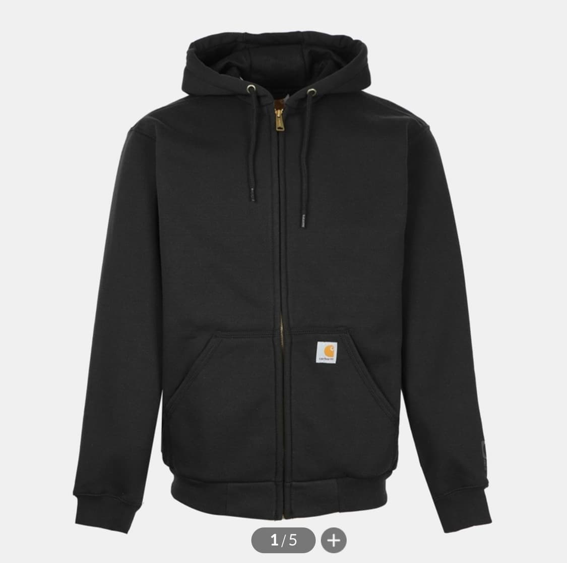 칼하트 써멀 후드집업 차콜 상품이미지1