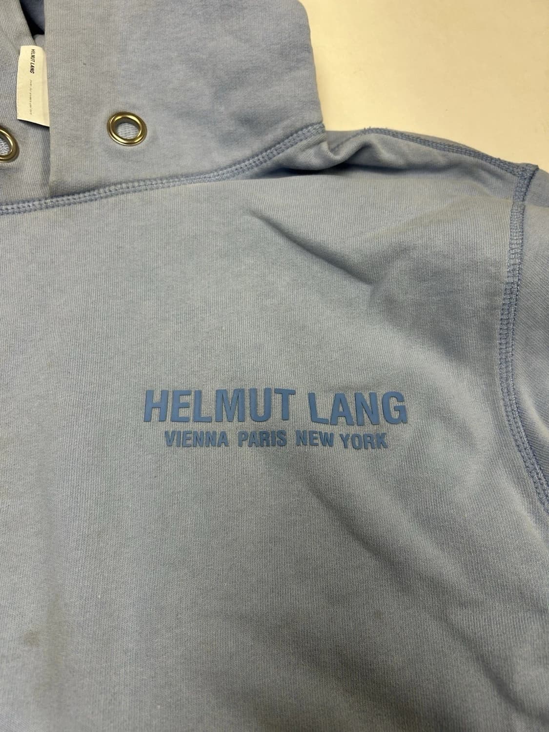 헬무트 랭 라이트 코튼 블루 후드티 상품이미지7