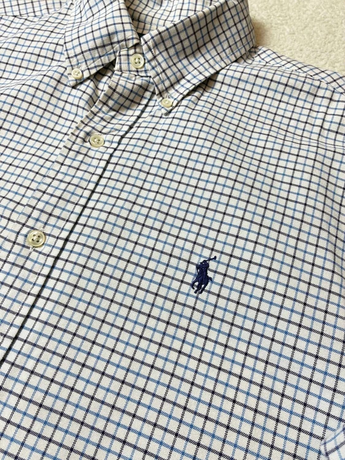 폴로 랄프로렌 00's 잔체크 셔츠 PN6674    상품이미지3