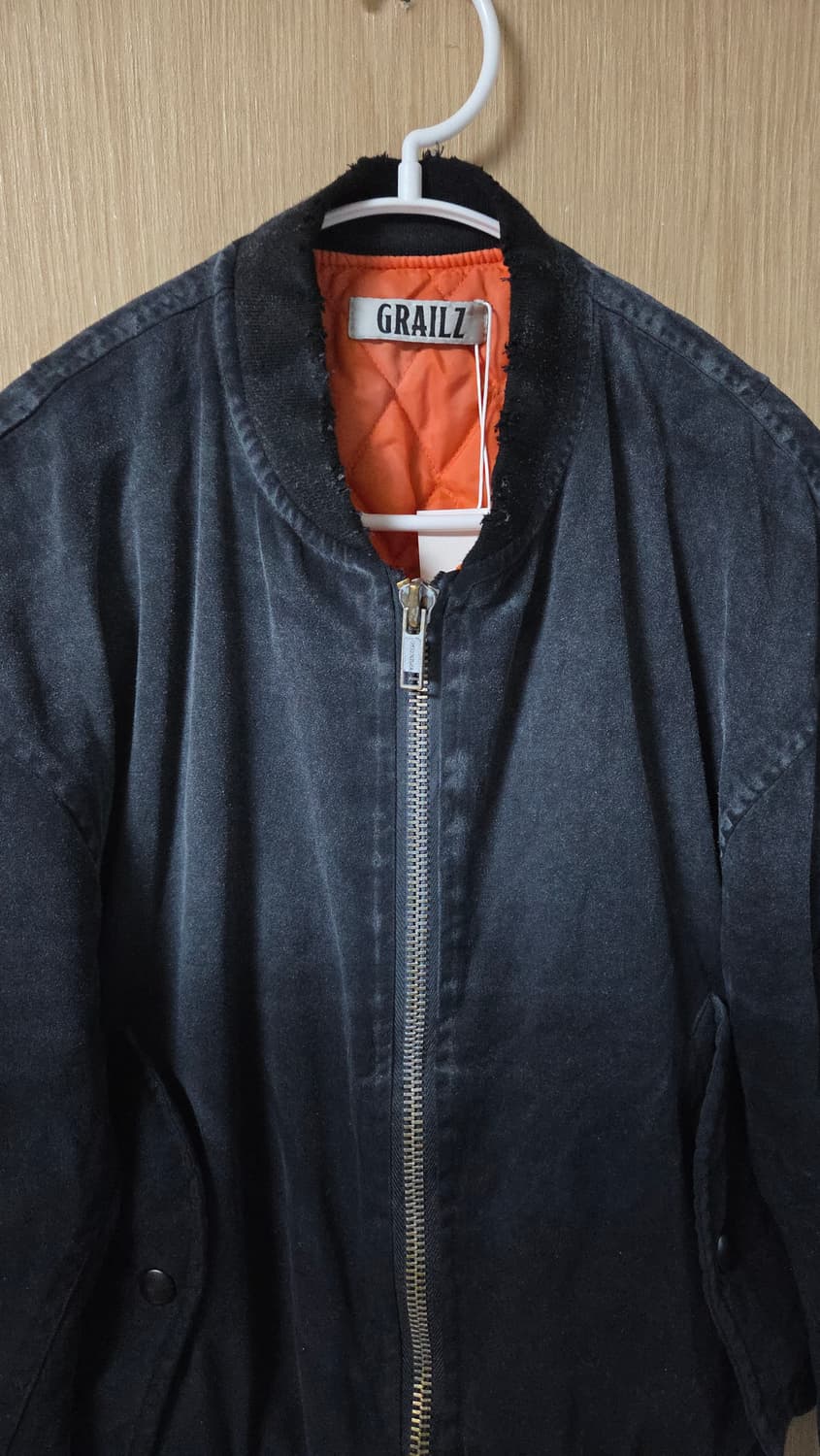 (착샷) 그레일즈 빈티지 워시드 봄버 ma-1 상품이미지3