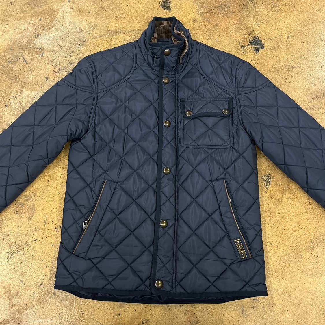 [정품/S] 폴로 랄프로렌 네이비 퀼팅 자켓 b17 상품이미지3
