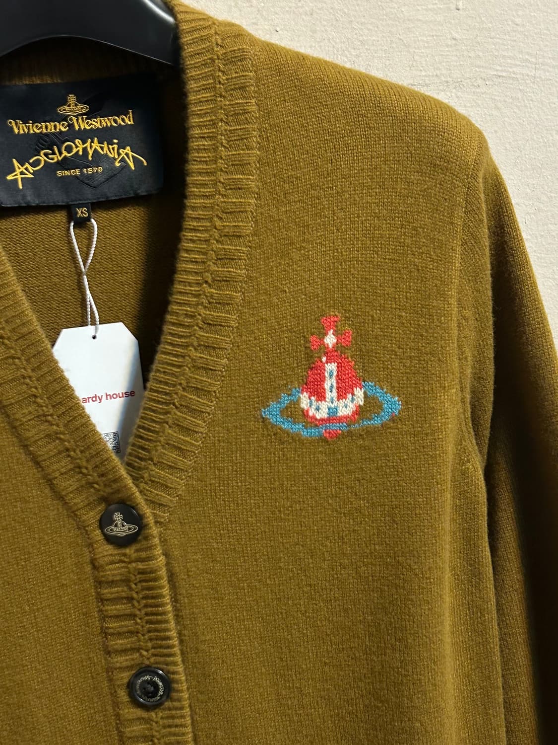 비비안 웨스트우드 앵글로마니아 롱 니트 가디건 상품이미지4