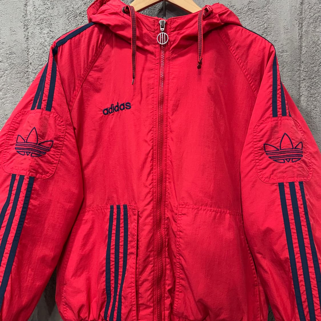 아디다스 삼선 후드 자켓 (M)  상품이미지2