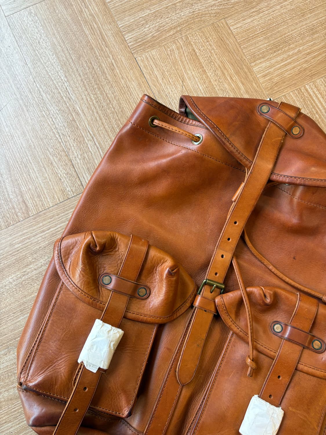 DOUBLE RL Riley Cow Leather Rucksack 상품이미지5