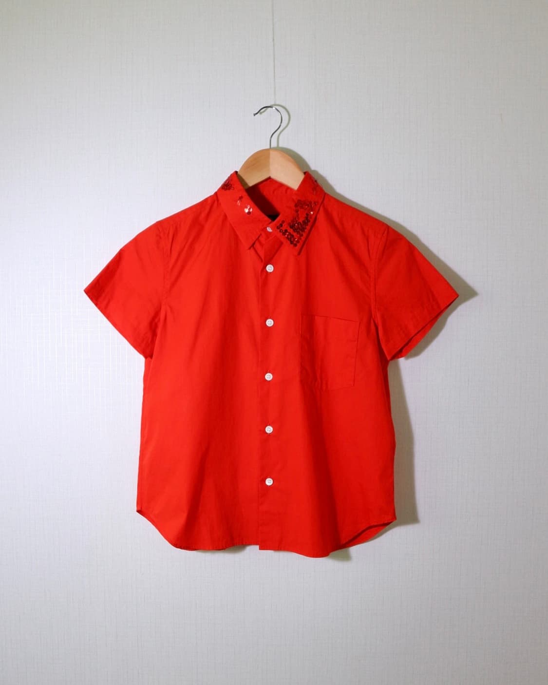 Tricot 2001 Red Short-Sleeve Shirt 상품이미지1