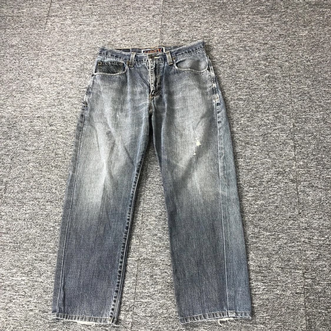 리바이스 빈티지 usa levi 레어템 569 스트레이트 루즈 데님팬츠 상품이미지8