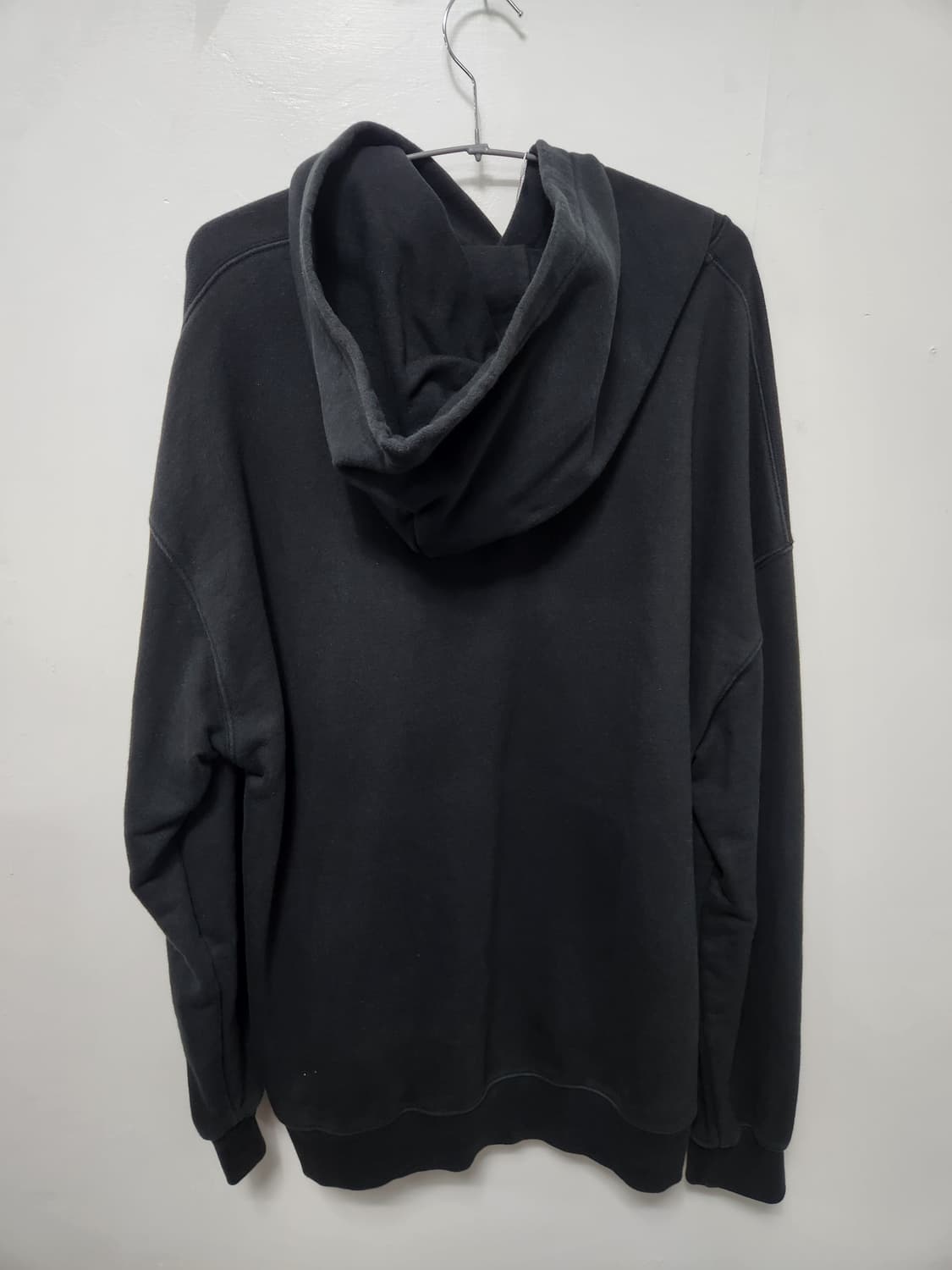 [정품] Lee 빅 로고 부클 자수 후드티 블랙 상품이미지2