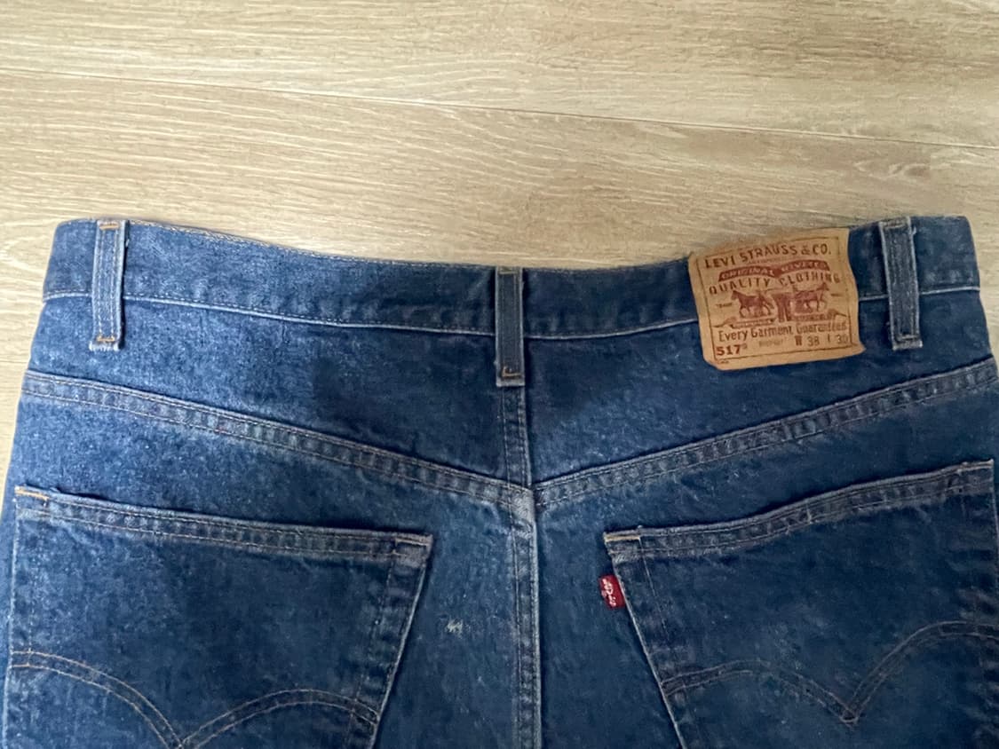 90s USA 빈티지 리바이스 517 부츠컷 데님 팬츠 상품이미지3