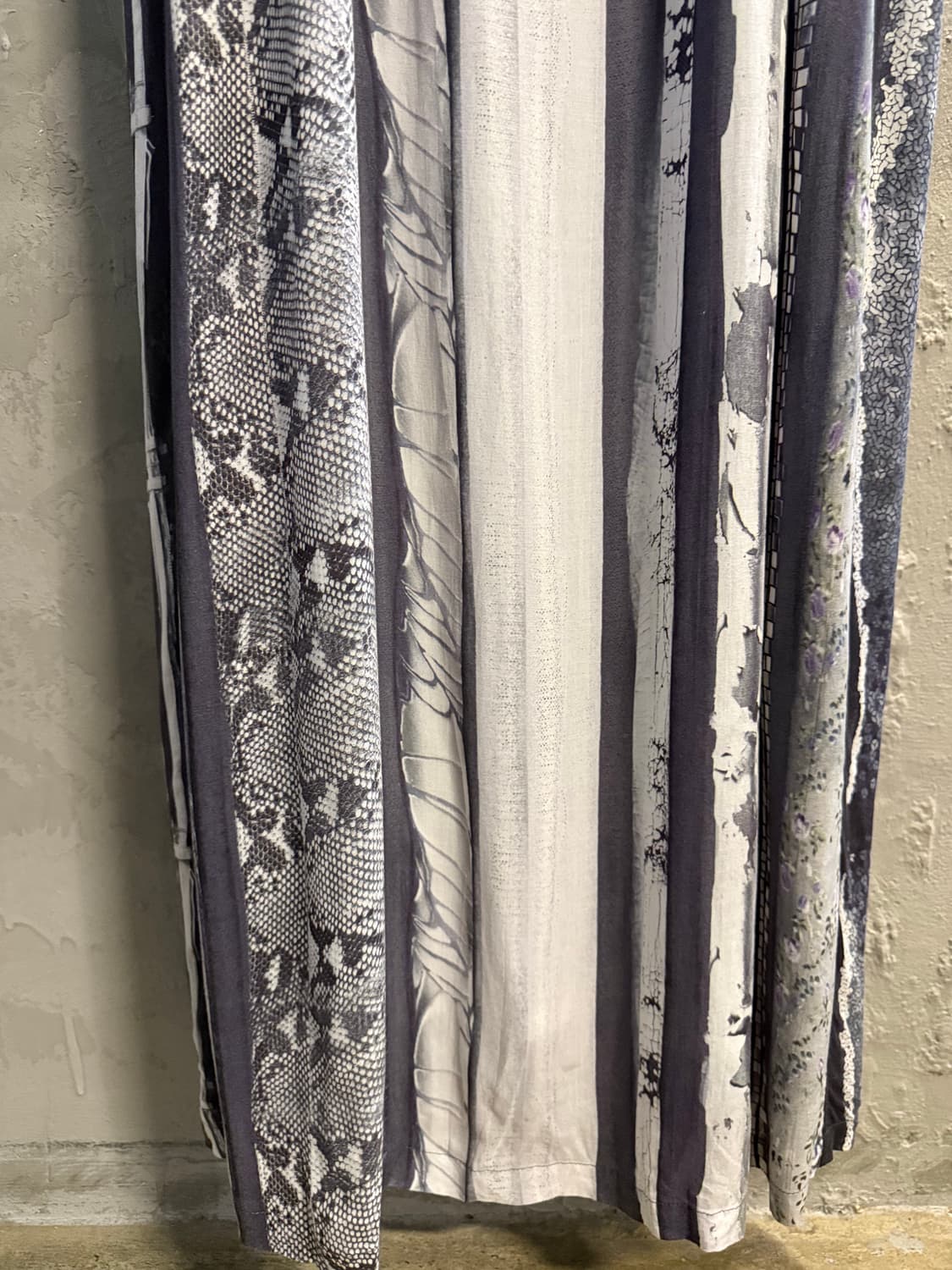 40 메종 마르지엘라 MM6 패턴 스트랩 원피스 그레이 상품이미지2