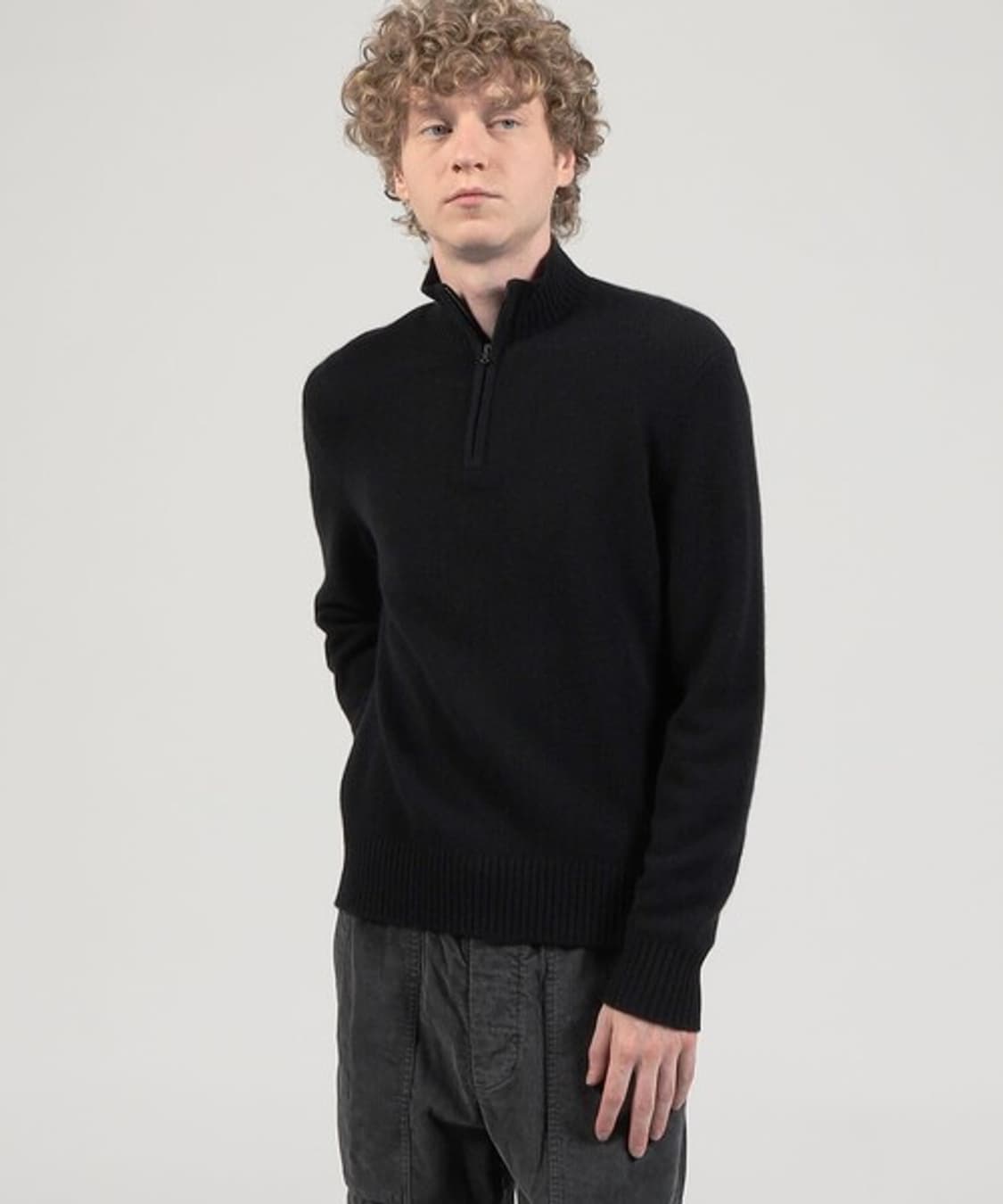 3) 제임스펄스 james perse 캐시미어 하프 집업 니트 상품이미지6