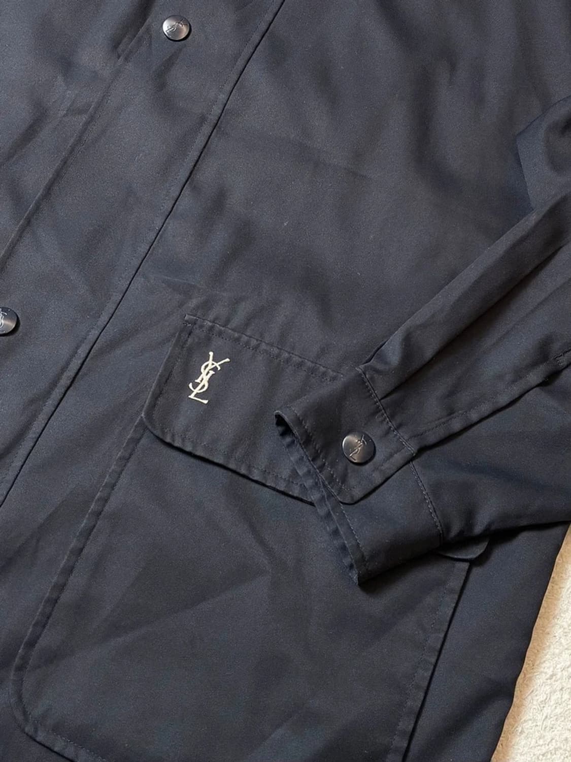 입생로랑 YSL 00s 자수로고 스윙톱 자켓 PN7523 상품이미지5