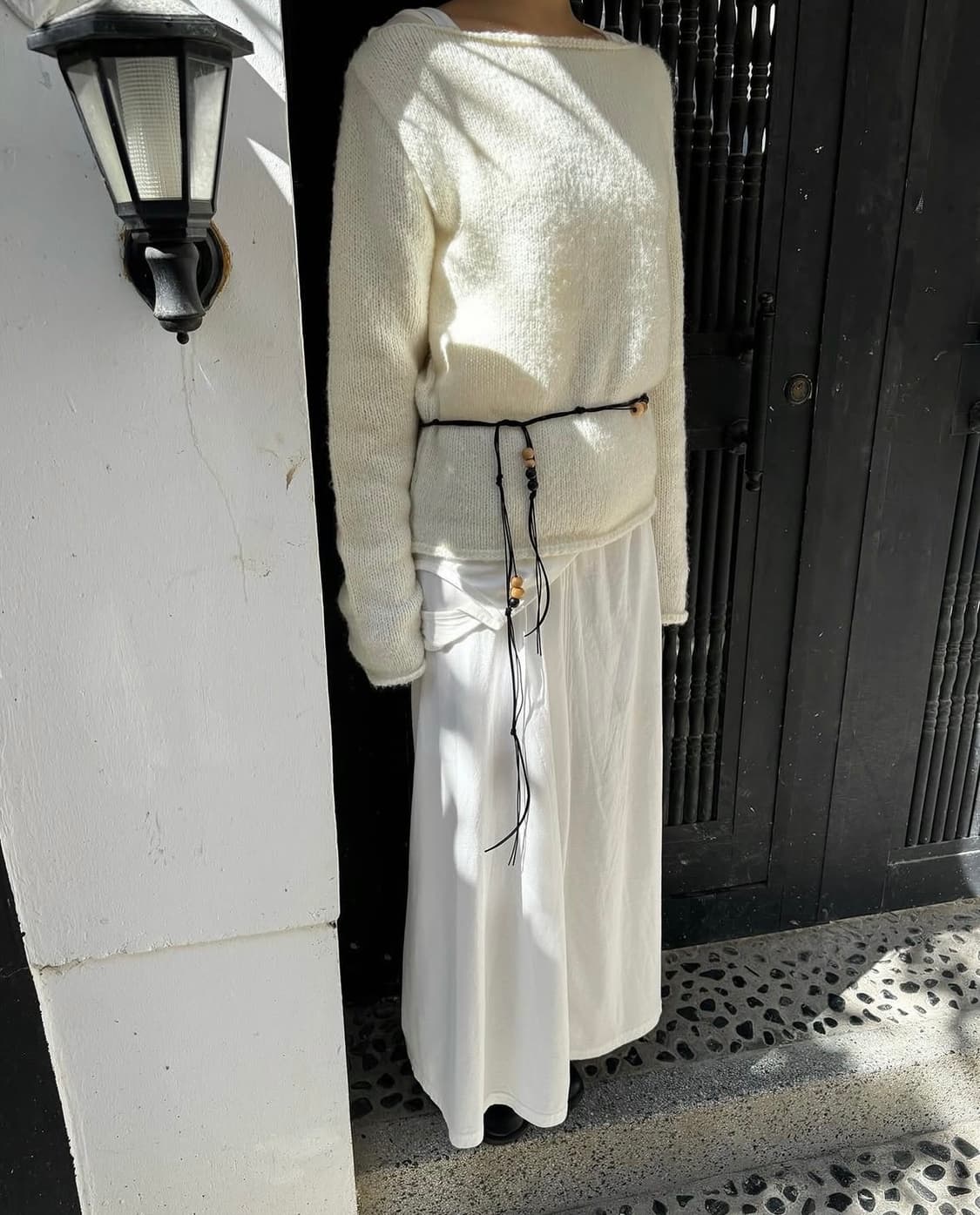 브리즈 아카이브 lump knot belt black 상품이미지2