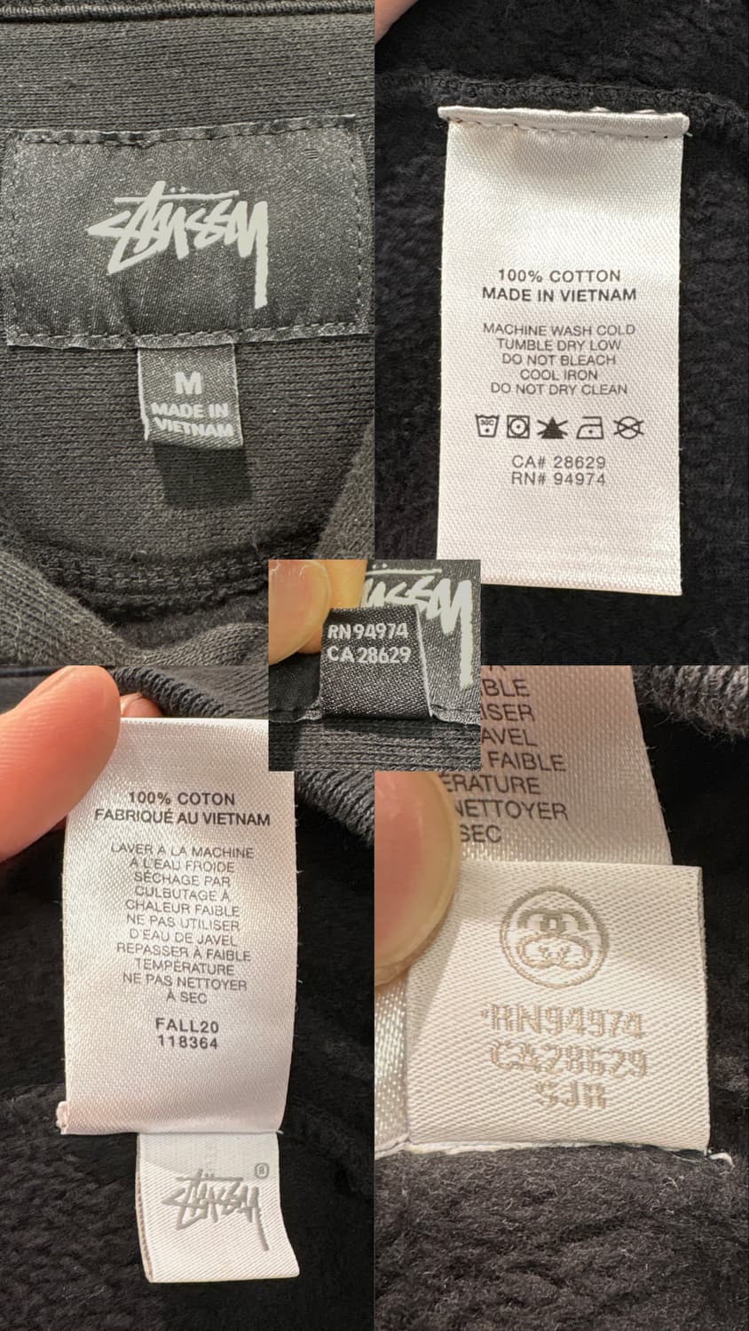 스투시 베이직 로고 후드티 상품이미지9