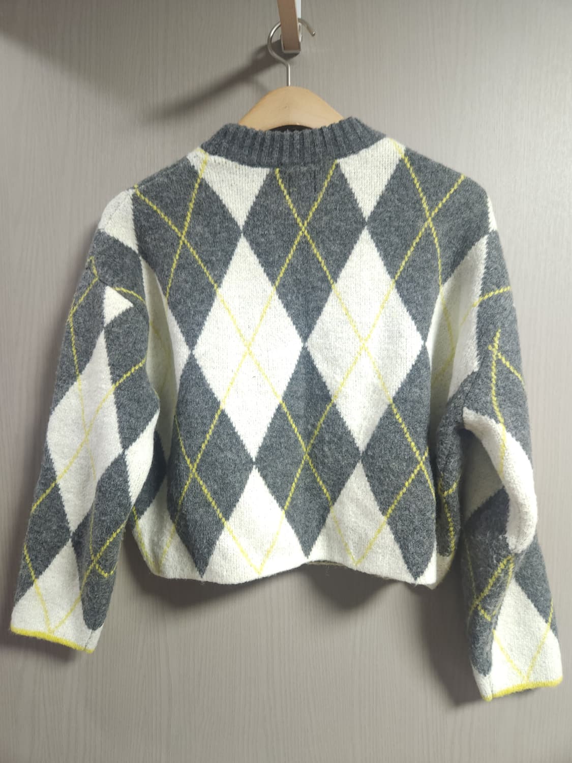 프링글 X H&M 크롭니트 스웨터, S 상품이미지3