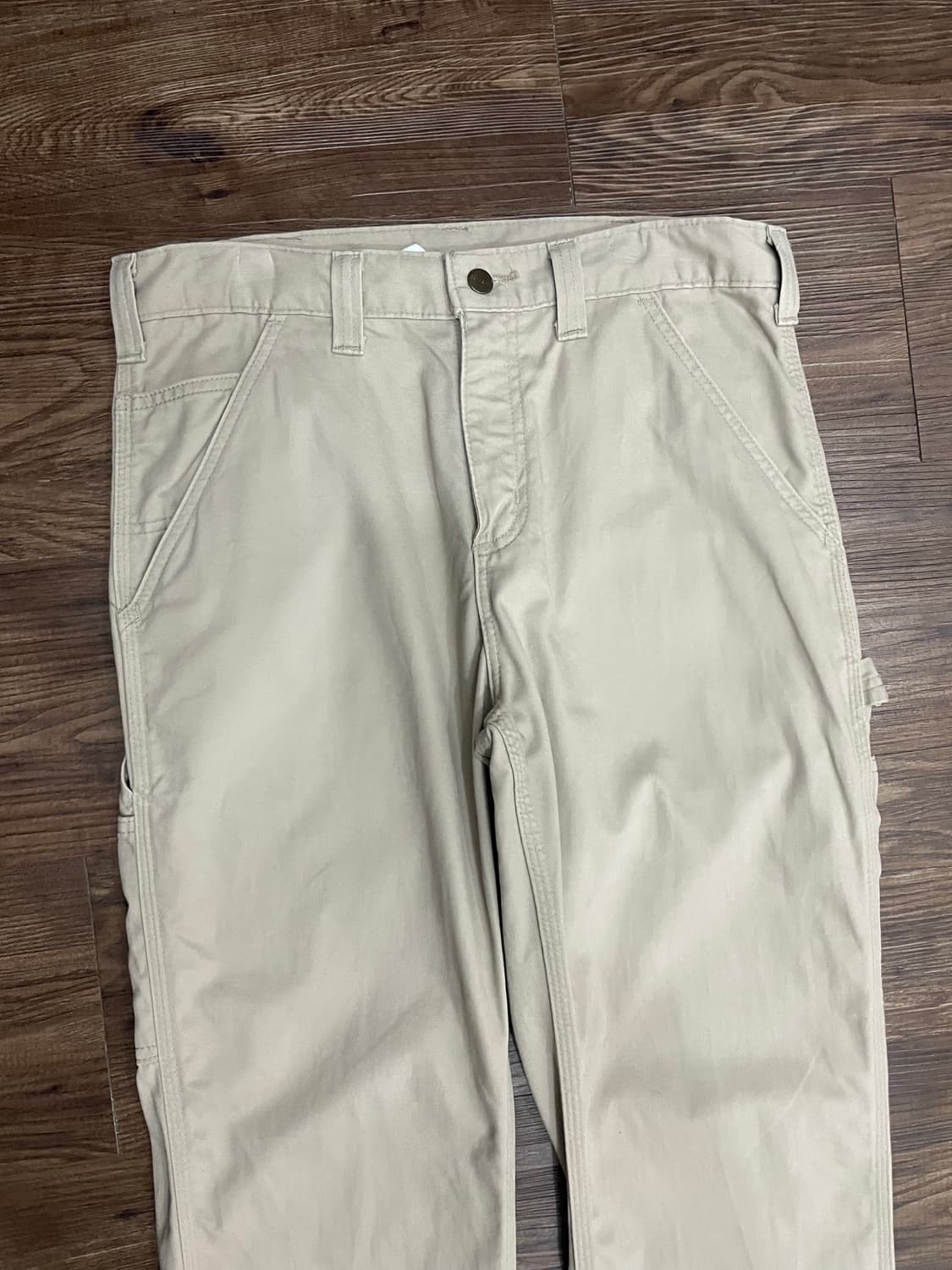 칼하트 덩가리 카펜터 워크 팬츠 베이지 상품이미지3