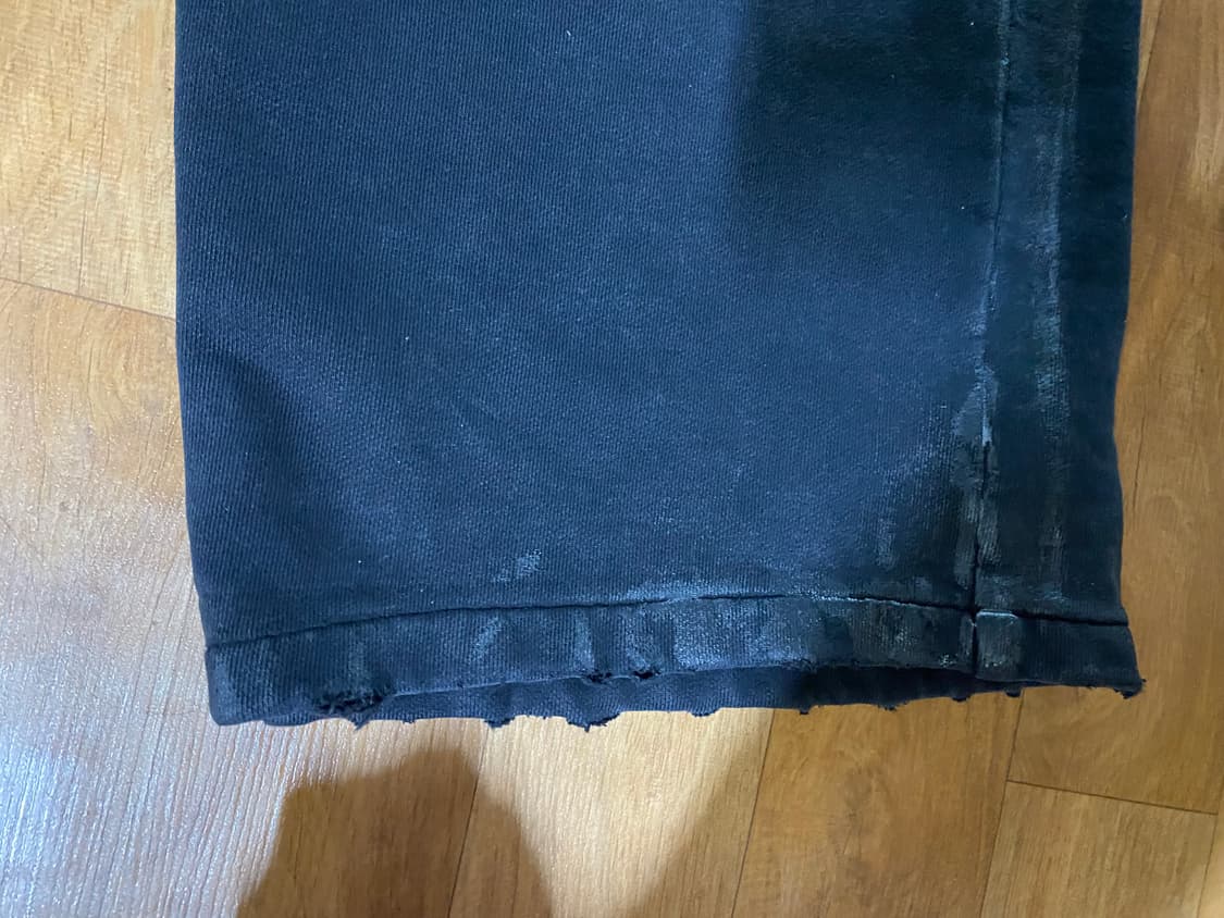 정가이하) 에모스탠스 클럽 6포켓 와이드 배기 코티드 스웻팬츠 1사이즈 상품이미지7