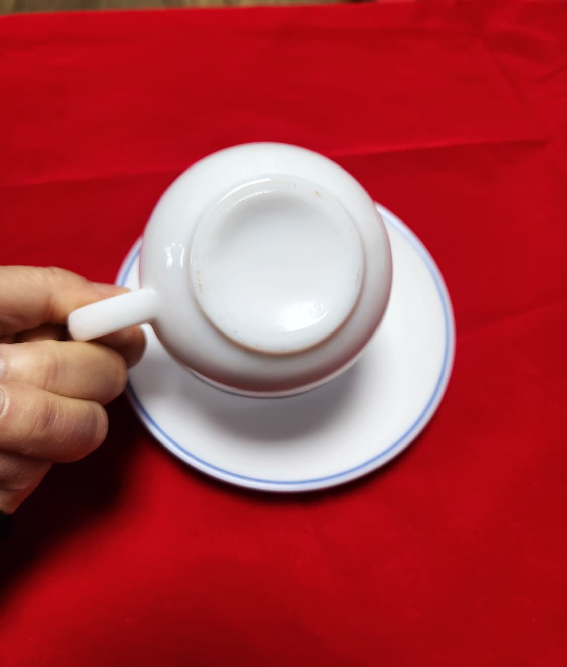 프랑스 아코팔 화이트 찻잔 세트 (2개) 상품이미지5