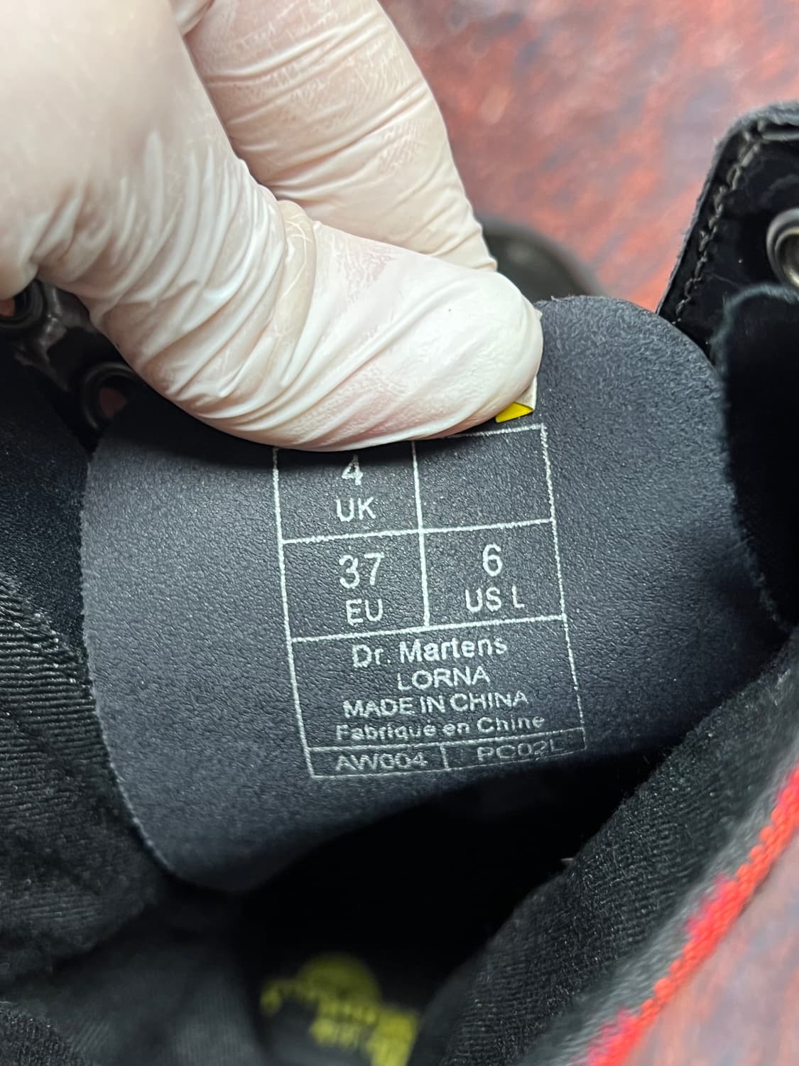 [235] 닥터마틴 LORNA 2ZIP 14홀 레드체크 부츠 상품이미지6