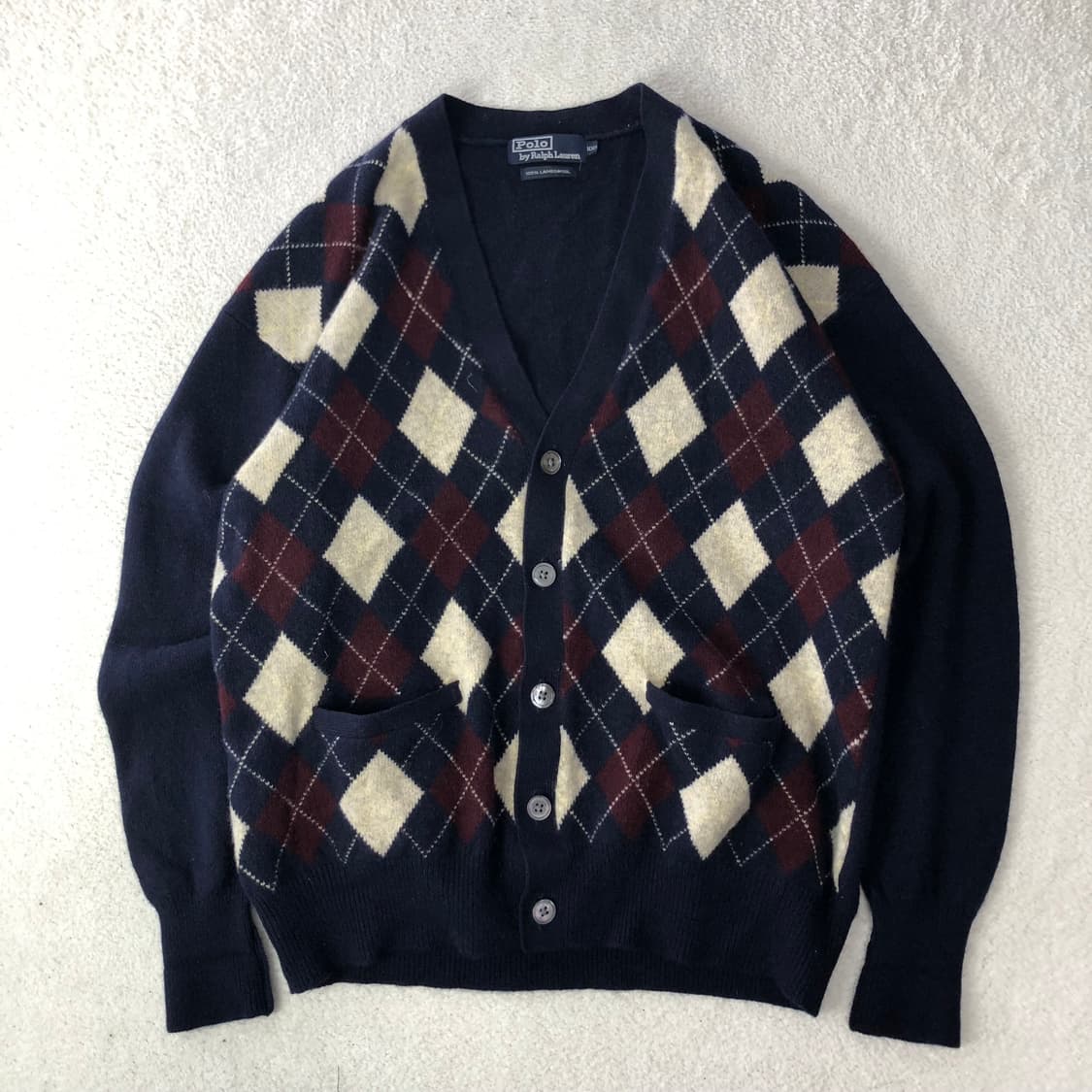 폴로랄프로렌 아가일 니트 가디건 상품이미지1