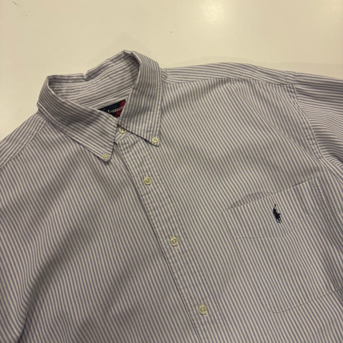 [L] 폴로 랄프로렌 빅셔츠 포켓 스트라이프 셔츠 D357 상품이미지3