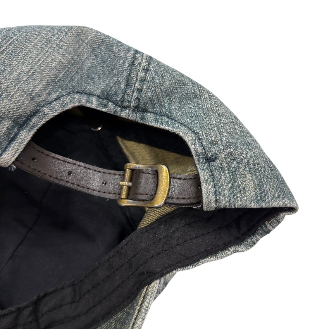 본더치 빈티지 그런지 데미지 디테일 데님 펑크 Y2K 볼캡 모자 상품이미지5