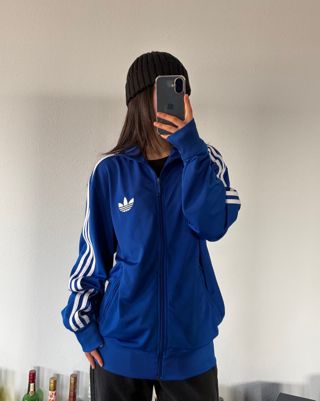 [M-L]아디다스 구형 파이어버드 블루 트랙탑 져지 상품이미지2