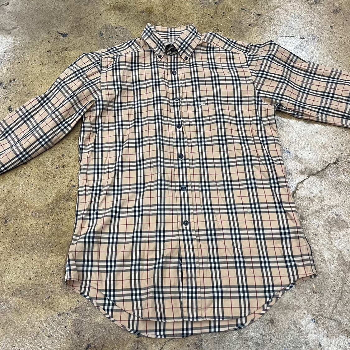 [정품/S] 버버리 노바 체크 셔츠 b16 상품이미지3