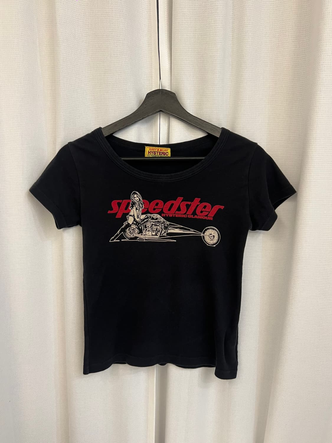 히스테릭글래머 스피드스터 반팔 블랙 상품이미지1