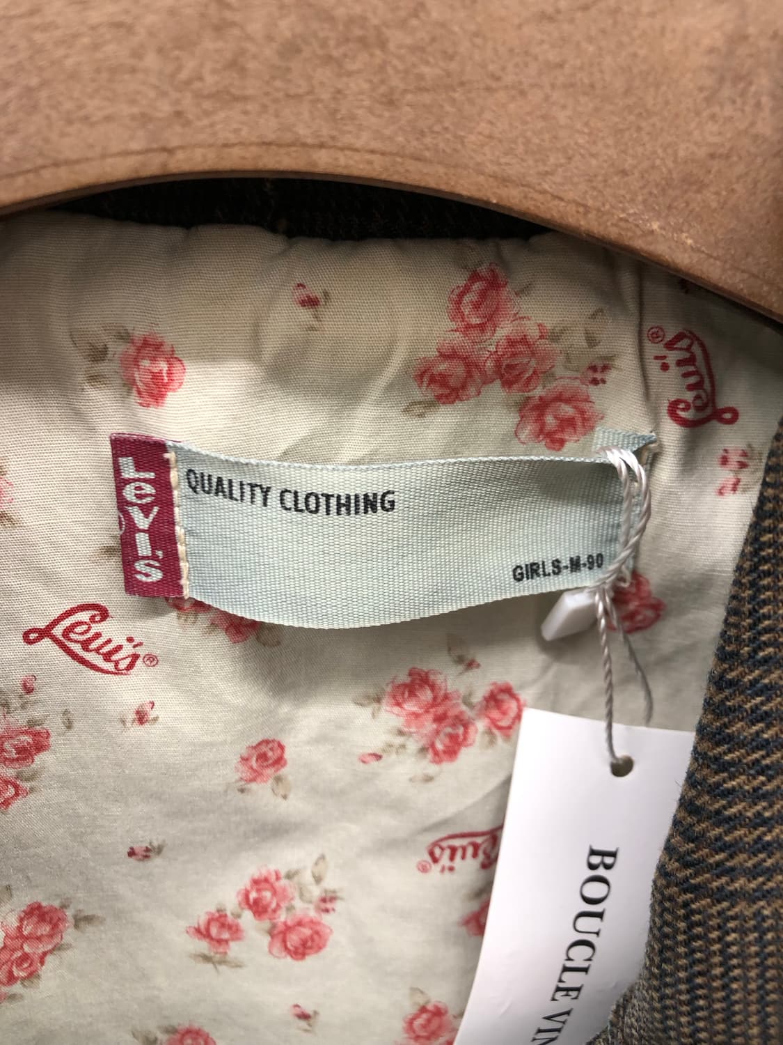 리바이스 체크 벨티드 더블 자켓 상품이미지5