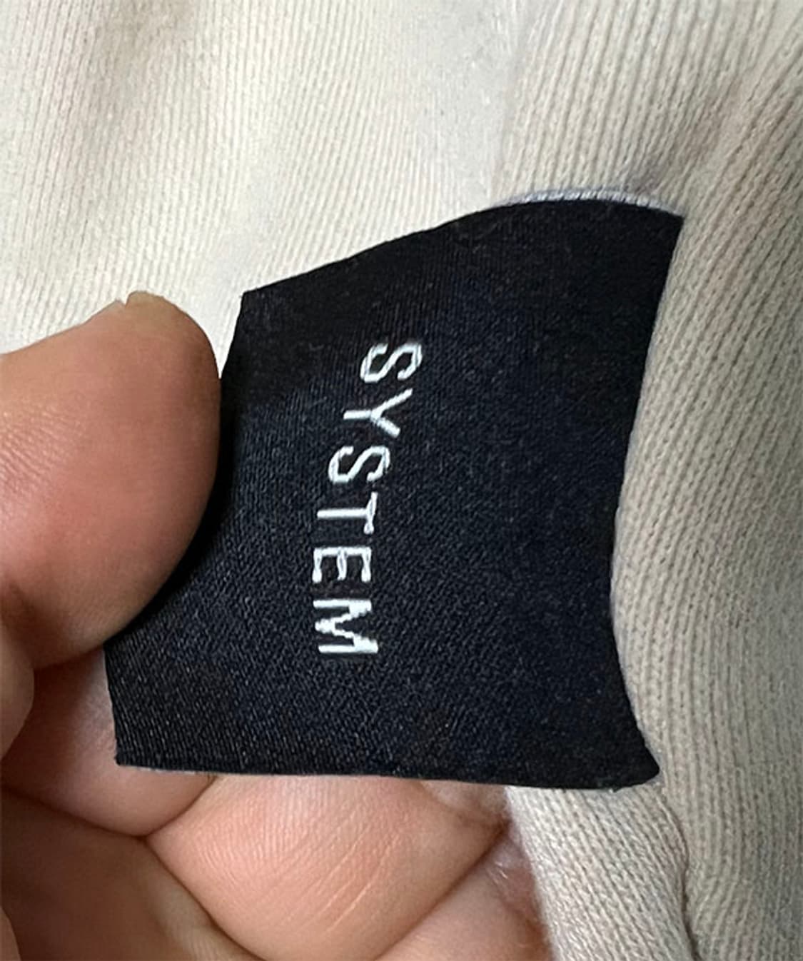 시스템옴므 남자 반집업 맨투맨 겨울 21년 오버핏 XL 105 상품이미지5