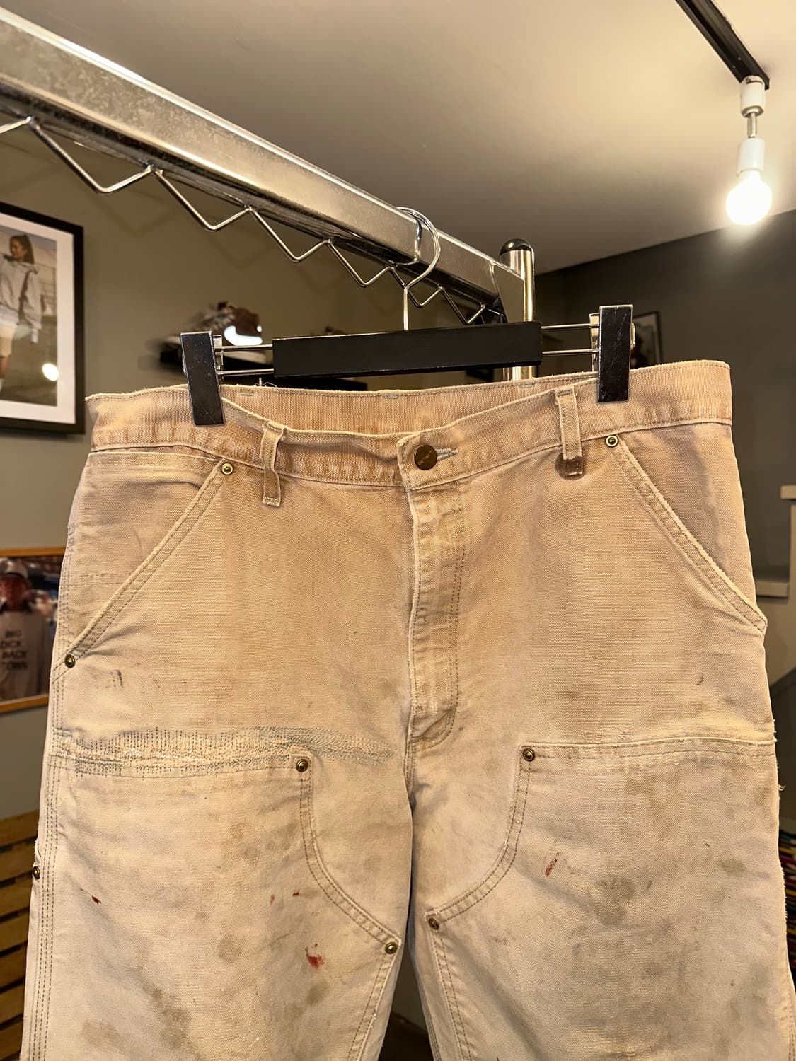 90’s Carhartt double knee repair work 상품이미지5