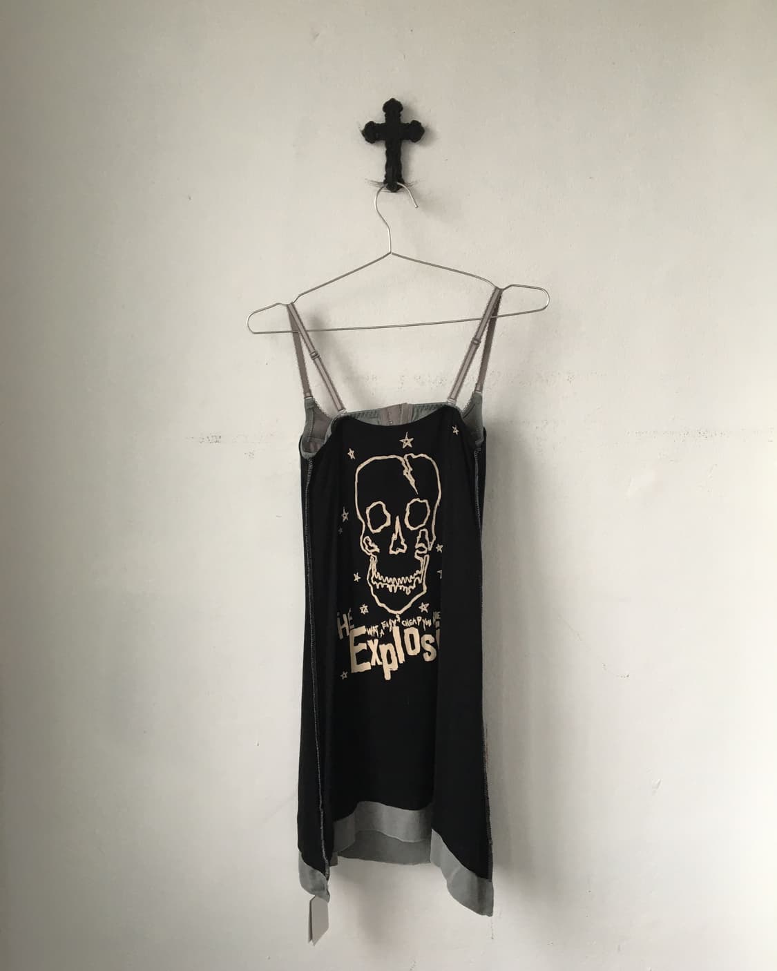 Layered point printing sleeveelss 상품이미지2