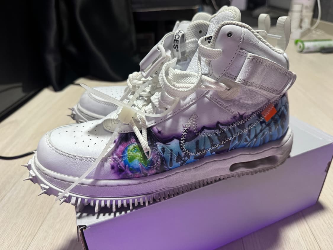 나이키 오프화이트 그래피티 에어포스 상품이미지4