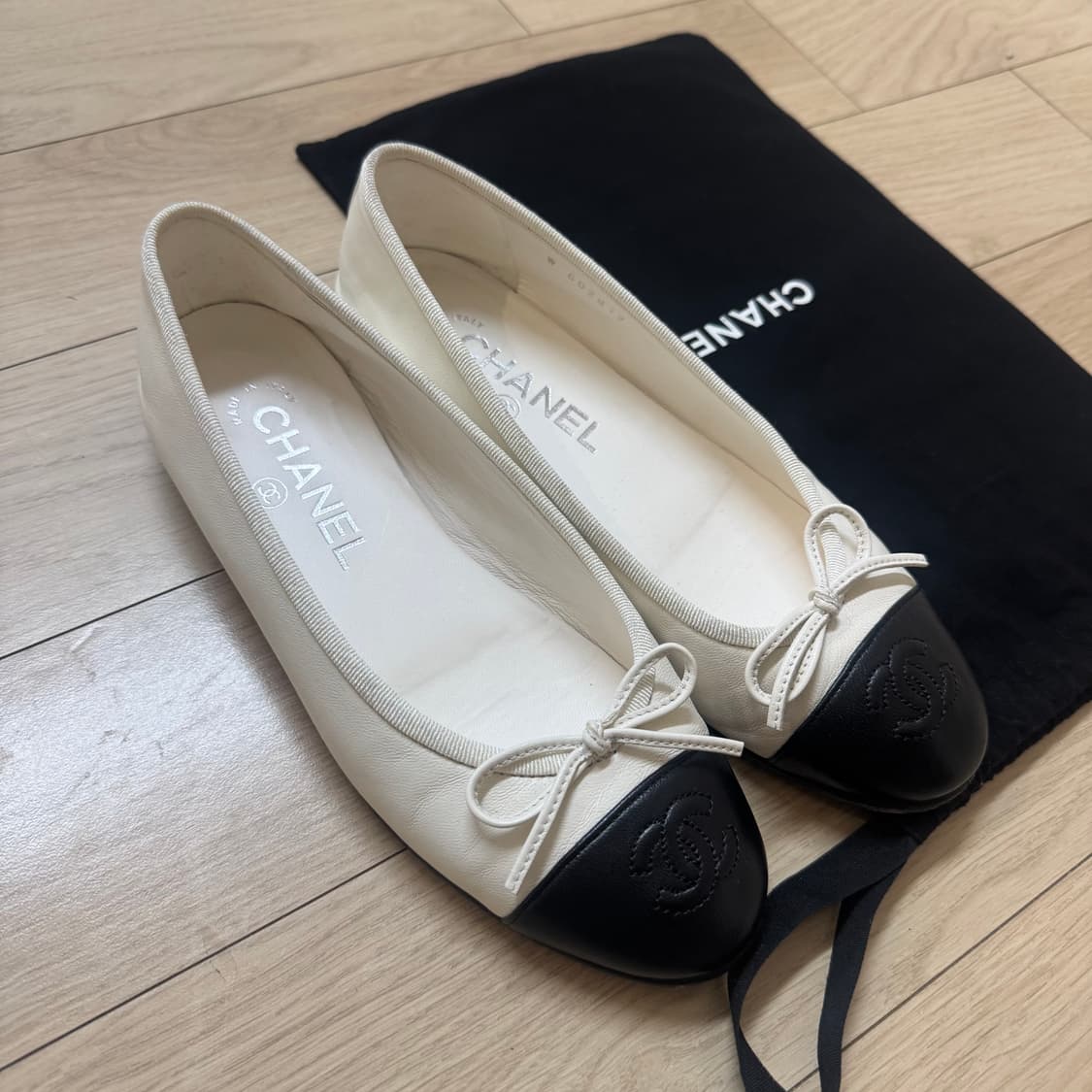 샤넬 발레리나 플랫슈즈 35.5 상품이미지1